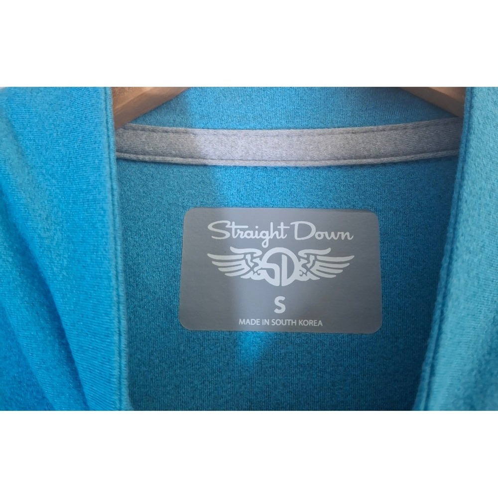Straight Down Mens US Open LACC 123rd 1/4 Zip Pullover Blue Small Golf - Picture 4 of 10